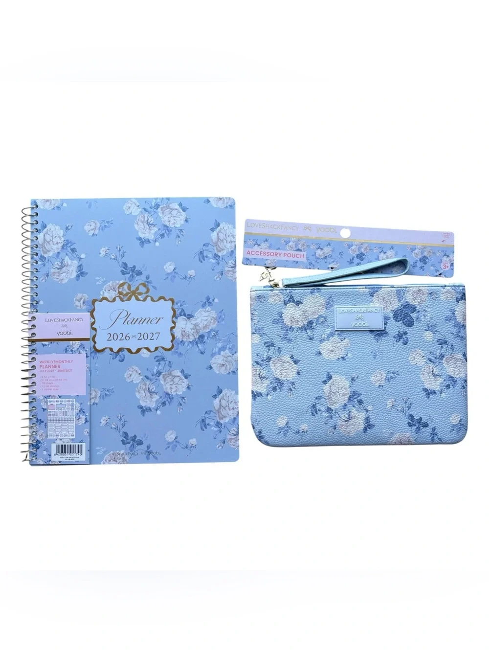 LoveShackFancy x Target Bundle - Everblooming Rosettes Pencil Case and Planner